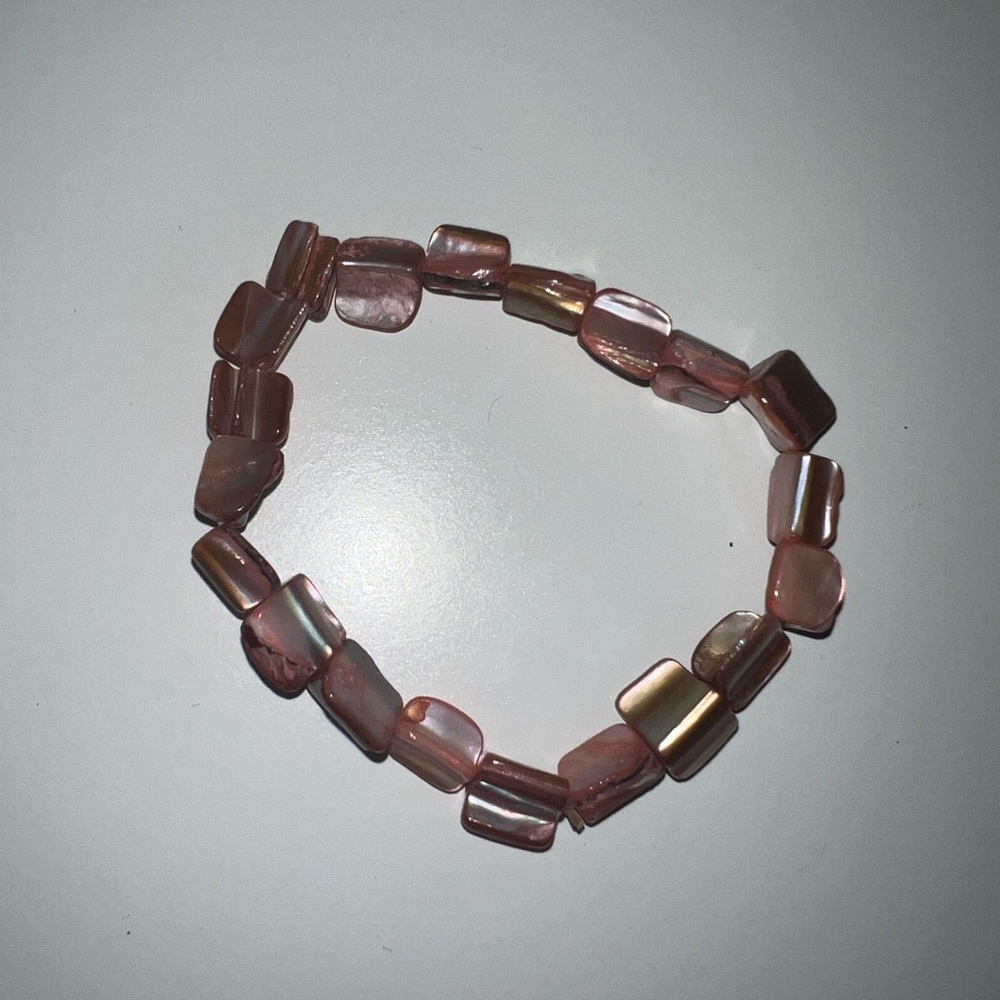Pink Beaded Bracelet
